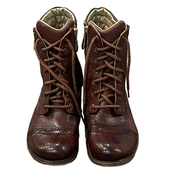 Cuadra Leather Ankle Boots Size 9 - Picture 1 of 10